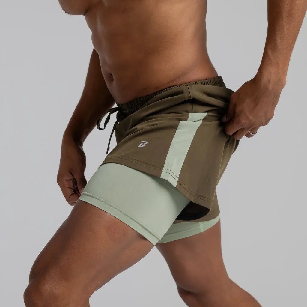 Men Essentials Short 2 in 1 #228
