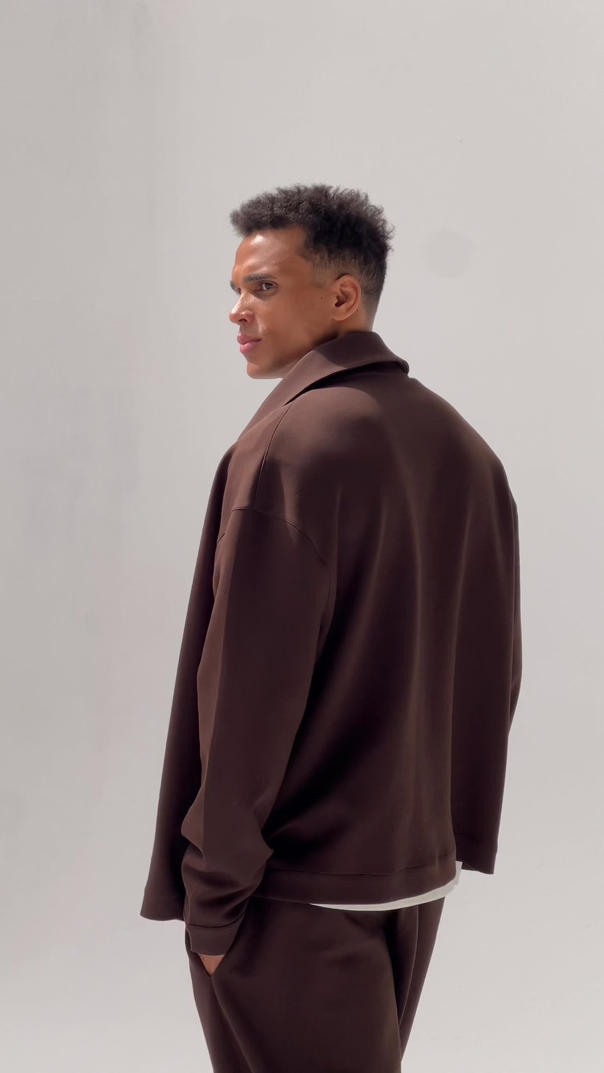 Men Noir Leisure Jacket #294
