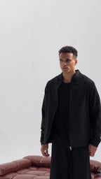Men Noir Grounded Jacket #302